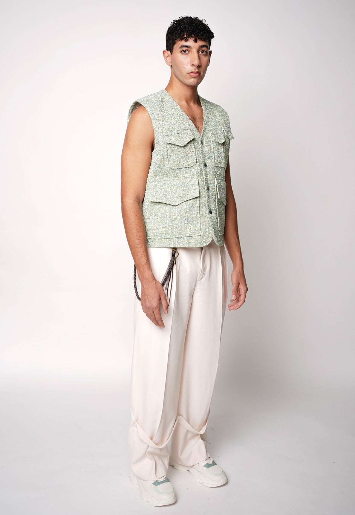 Double Pleated Pants