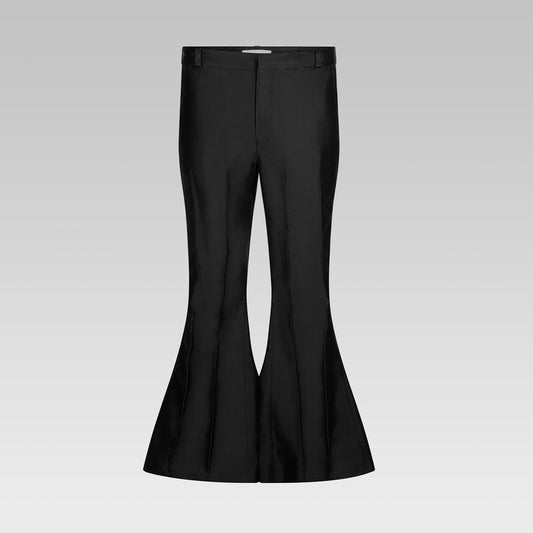 Pleated Flare Pants